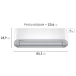 Ar Condicionado Split Electrolux Color Adapt 12000 BTUS Frio Inverter 220V (YI12F-YE12F)