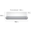 Ar-Condicionado Split Electrolux Color Adapt 24000 BTUs Frio Inverter 220V (YI24F-YE24F)