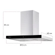 Coifa Ilha Gallant Milano Retangular Inox 90cm 220V (GCO90GT1A-IX220)