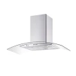 Coifa Parede Venezia Gallant Vidro Curvo Inox 90cm 220v GCO90VM1A-IX220