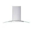 Coifa Parede Venezia Gallant Vidro Curvo Inox 90cm 220v GCO90VM1A-IX220