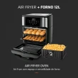 Fritadeira Elétrica Mondial Sem Óleo AFO-12L-BI 12L 2000W Preto/Inox 127V 75666-03