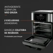 Fritadeira Elétrica Mondial Sem Óleo AFO-12L-BI 12L 2000W Preto/Inox 127V 75666-03
